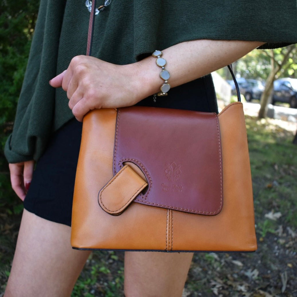 Slim Leather Crossbody Bag: Miller Oxblood