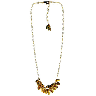 Gold Leaf or Silver Leaf Petite Necklace