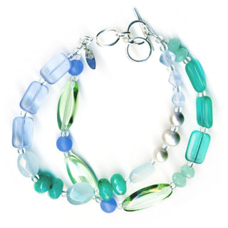 Seaglass Medley 2-Strand Bracelet