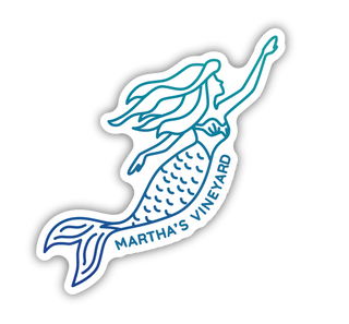 Sticker, Martha's Vineyard Mermaid