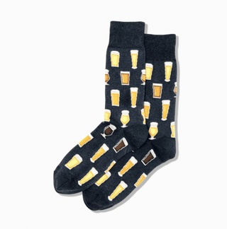 Men's Socks with Gourmet Food and Beverages