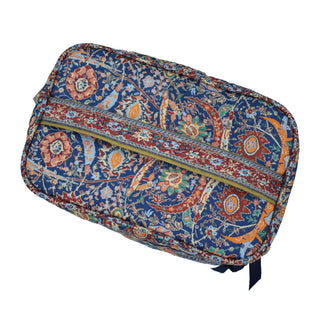 Mini Train Case, Cosmetic and Toiletry Organizer Zippered Travel Bag, in Assorted Colors