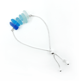 Sea Glass Slide Bracelet
