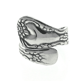 Sterling Silver Adjustable Spoon Ring