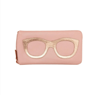 Leather Eyeglass Case with Frame Design