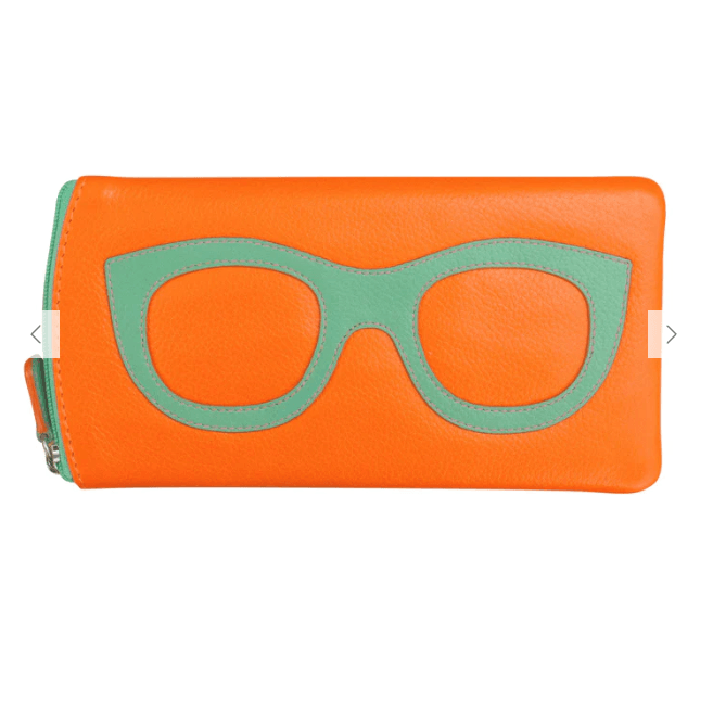 Leather Eyeglass Case with Frame Design – Stefanie Wolf Designs Leather Eyeglass Case with Frame Design – Stefanie Wolf Designs