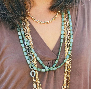 36" Paperclip Chain Link Necklace