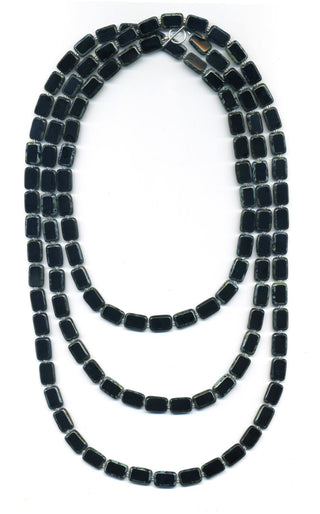 Long Beaded Necklace, 7 Ways to Wear, Trilogy 60"