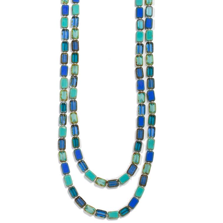 Long Necklace W/Glass Beads, Spring, Fashion, Jewellery, Style