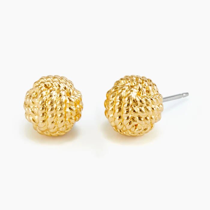 Gold Bow Knot Stud Earrings for … curated on LTK