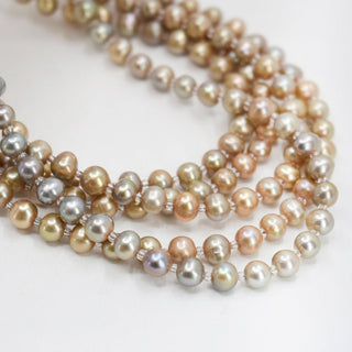 Champagne Freshwater Pearl Necklace