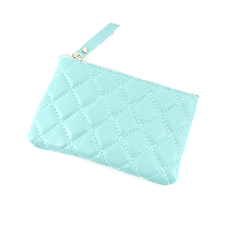 Quilted Coin Purse, Leather