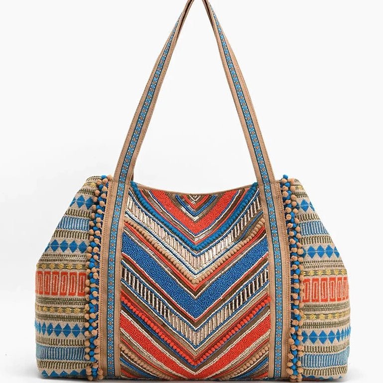 Daphne embellished online tote