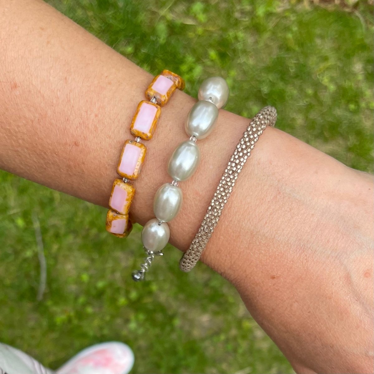 Chunky Pearl Bracelet – Stefanie Wolf Designs
