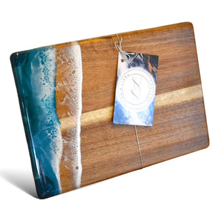 Serving Board with Ocean Wave, 8x11