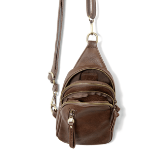 Mini Zippered Sling Bag, Skyler
