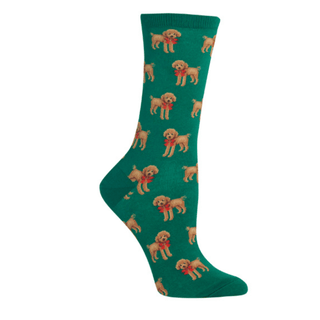 Holiday Graphic Socks with Animals, Women's Sizes