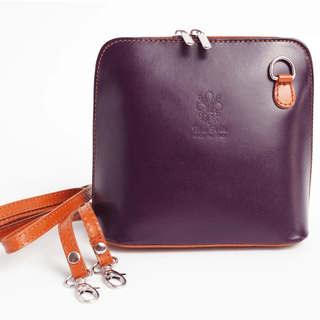 Tailored Leather Crossbody Bag, Artimino