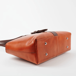 Modern Leather Shoulder Tote, Rimini