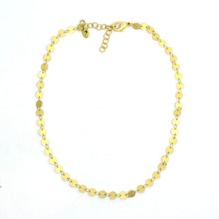 Sequin Chain Necklace, 16-18"