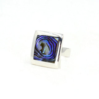 Abalone Ring, Sterling Silver